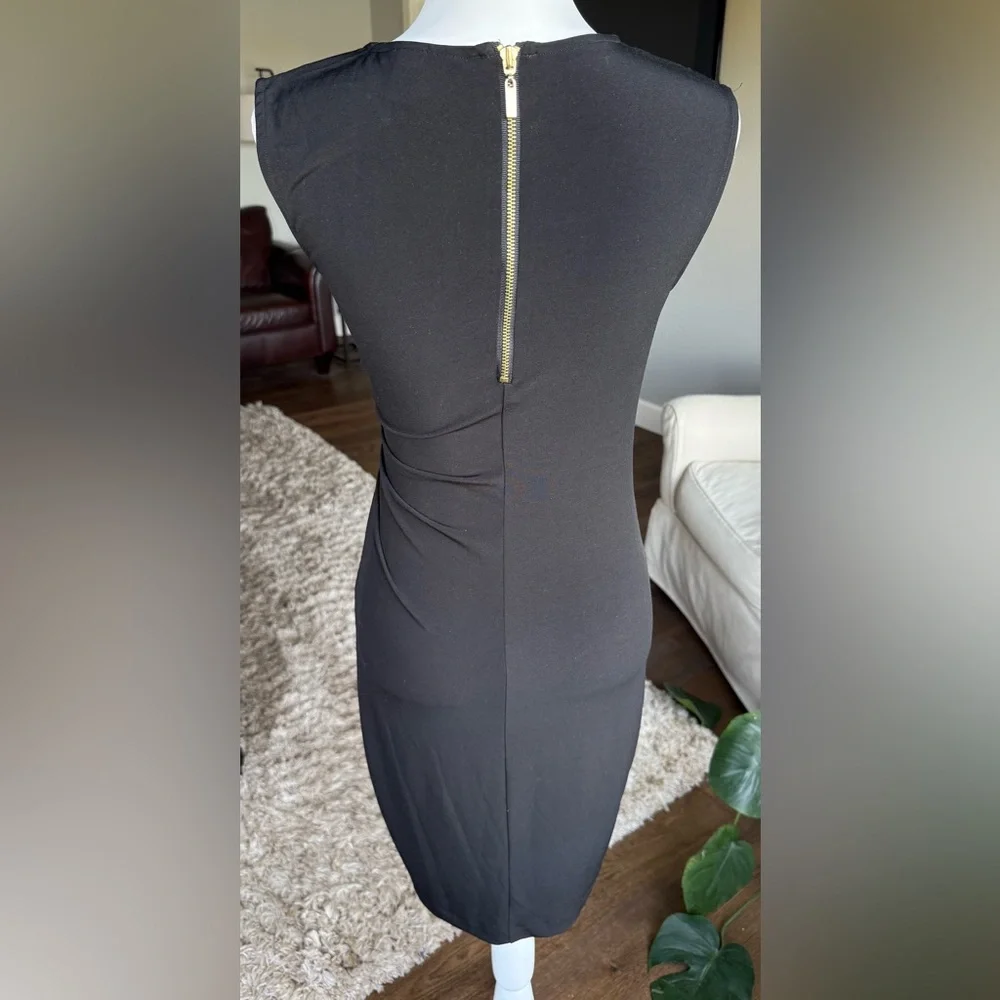 Victoria's Secret SMALL Black Asymmetric Sexy Knee Length Dress - Picture 3 of 7